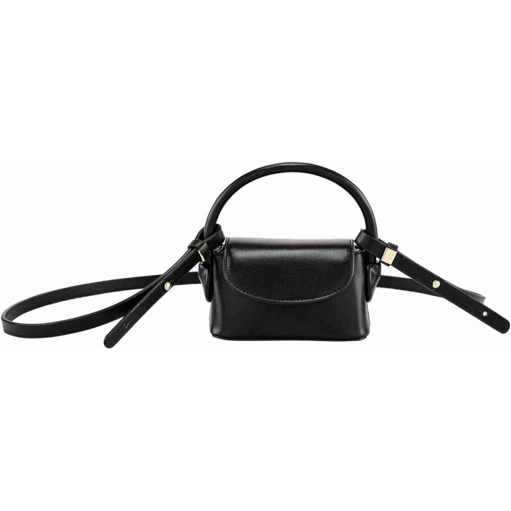 Women Mini PU Leather Purse Crossbody Clutch Gift Trendy Petite Bag